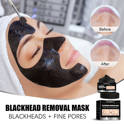 West & Month Blackhead Removal Mask, Peel Off Remove Blackhead Activated Carbon Cleansing Face Mask